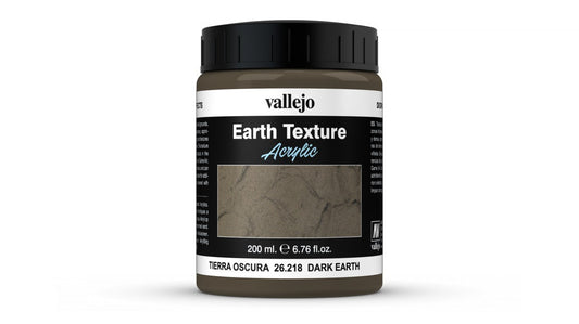 Vallejo Diorama Effects Dark Earth 200ml - Ozzie Collectables