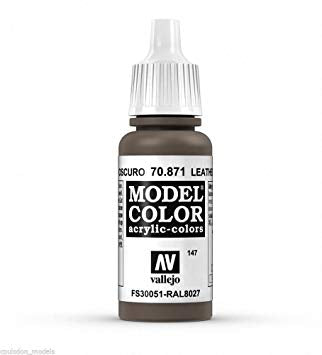 Vallejo Model Colour Leather Brown 17 ml - Ozzie Collectables