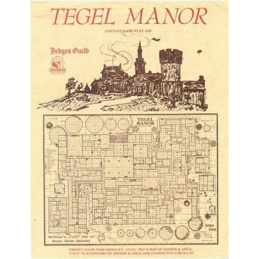 Judges Guild - Classic Reprint - Tegel Manor