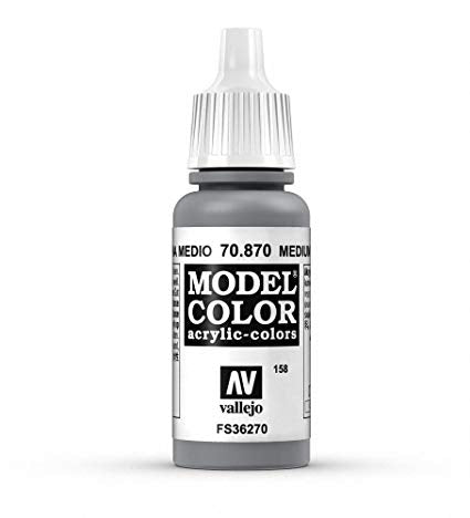 Vallejo Model Colour Medium Sea Grey 17 ml - Ozzie Collectables