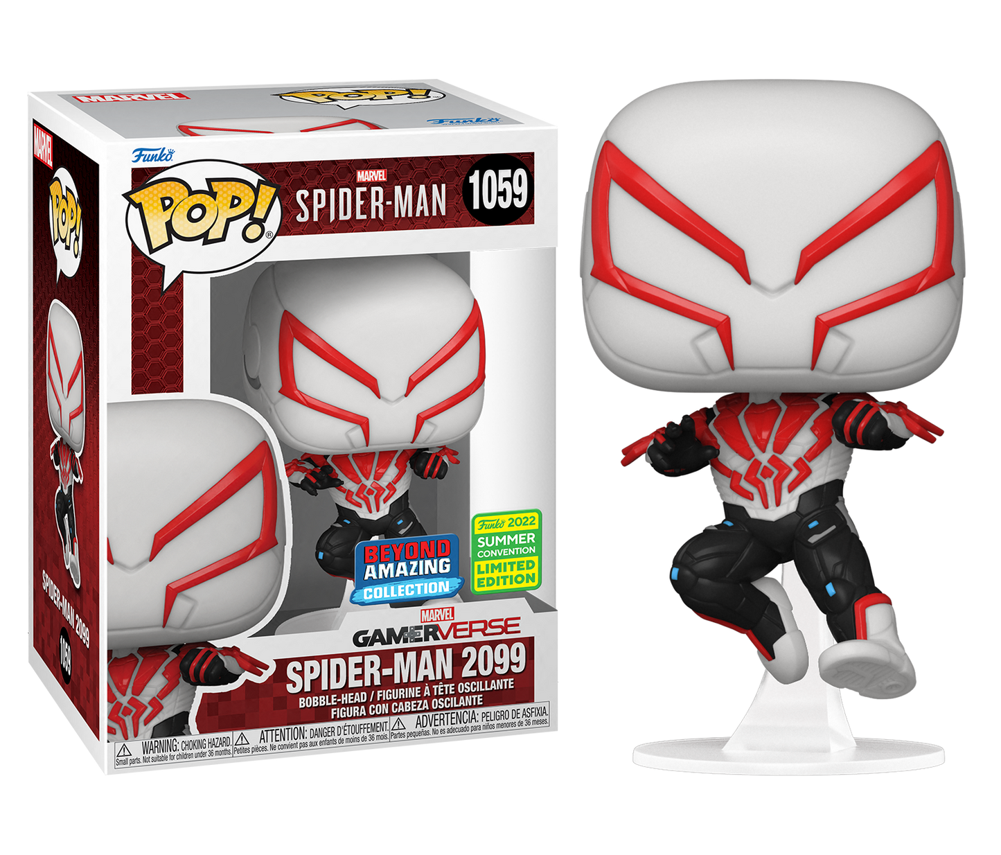Spider-Man - Spider-Man 2099 2022 SDCC  Summer Convention Exclusive Pop! Vinyl #1059