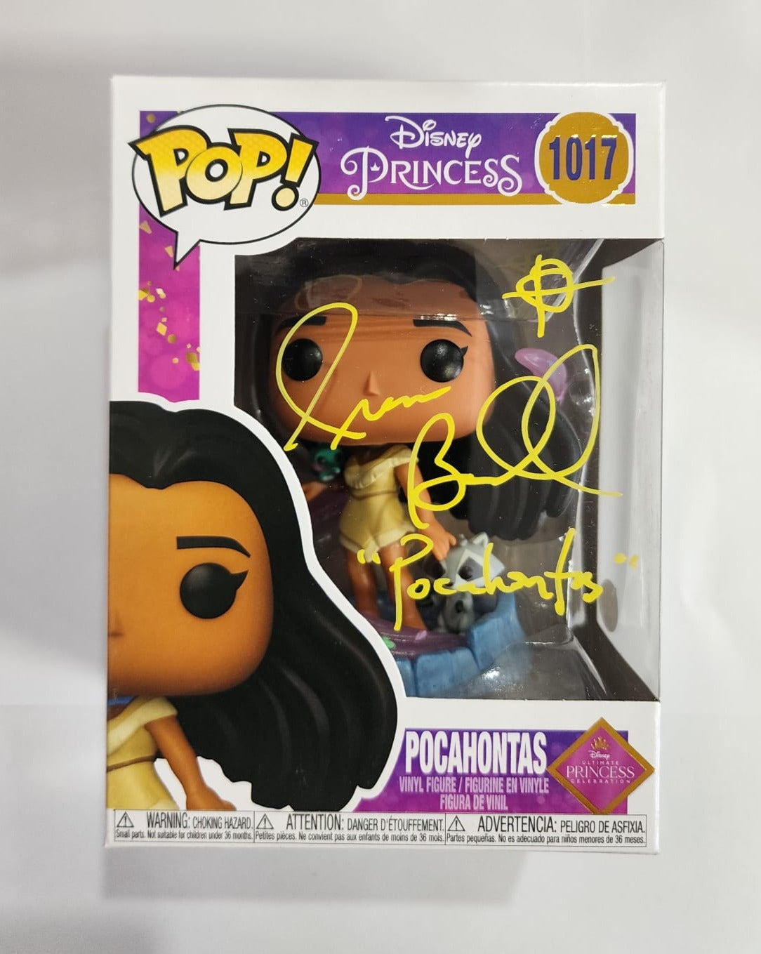 Disney Princesses - Pocahontas #1017 Signed Pop! Vinyl