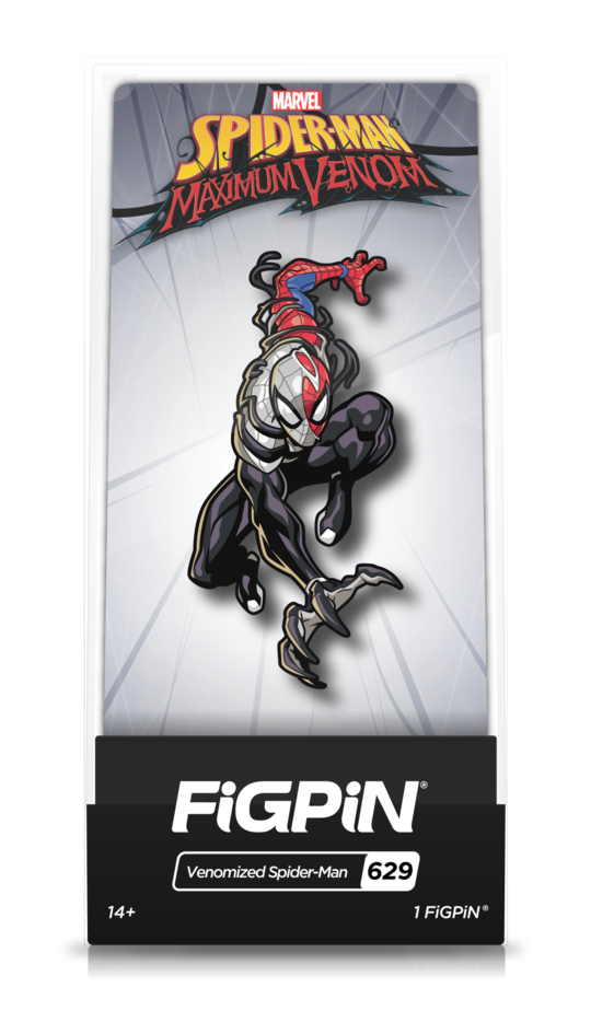 Maximum Venom - Venomized Spider-Man 3" Collectors FigPin #629
