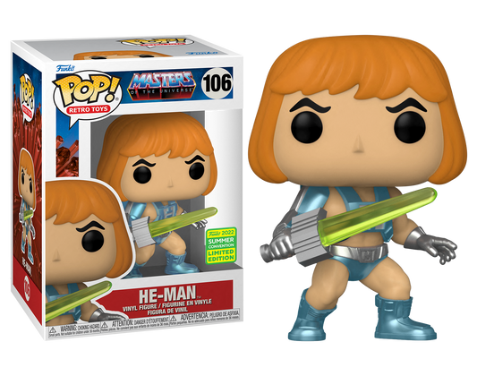 Masters of the Universe - He-Man Laser Power SDCC 2022 Exclusive Pop! Vinyl #106
