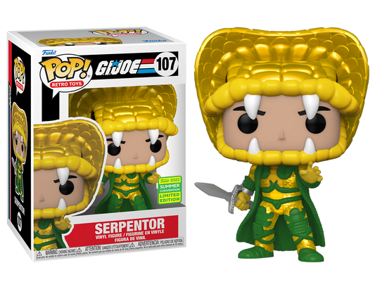 G.I. Joe - Serpentor SDCC 2022 Summer Convention Exclusive Pop! Vinyl