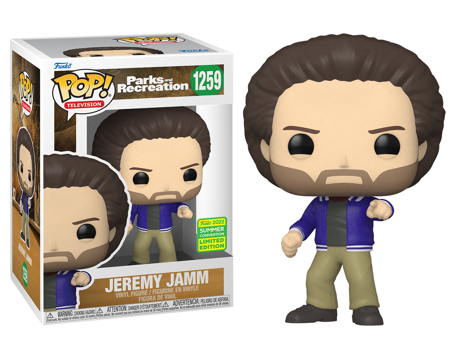 Parks & Recreation - Jeremy Jamm SDCC 2022 Summer Convention Exclusive Pop! Vinyl