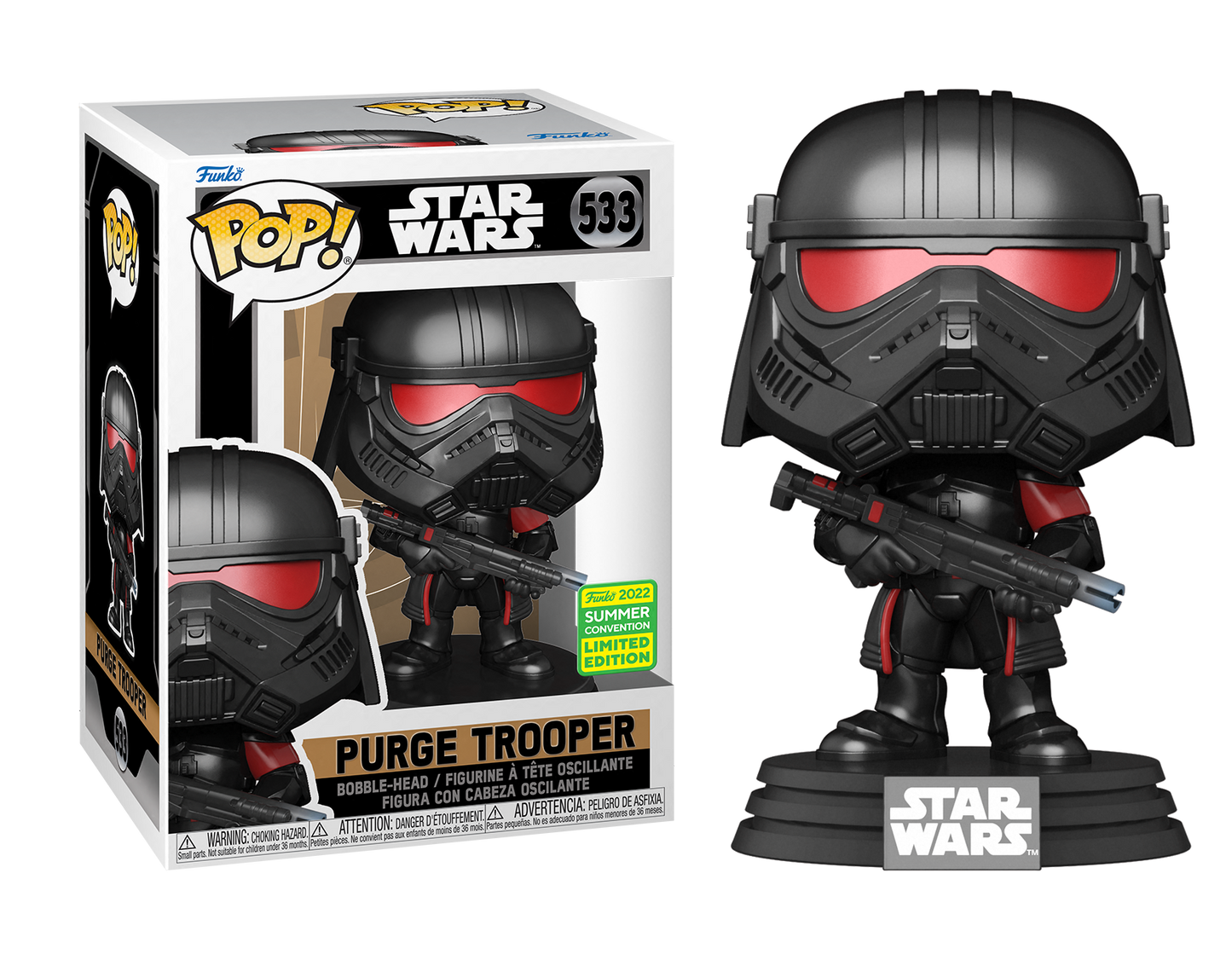 Star Wars: Obi-Wan Kenobi - Purge Trooper SDCC 2022 Summer Convention Exclusive Pop! Vinyl