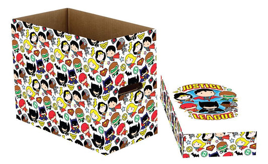 DC Comics Short Comic Book Storage Box: Justice League Chibi