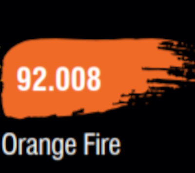 D&D Prismatic Paint Orange Fire 92.008