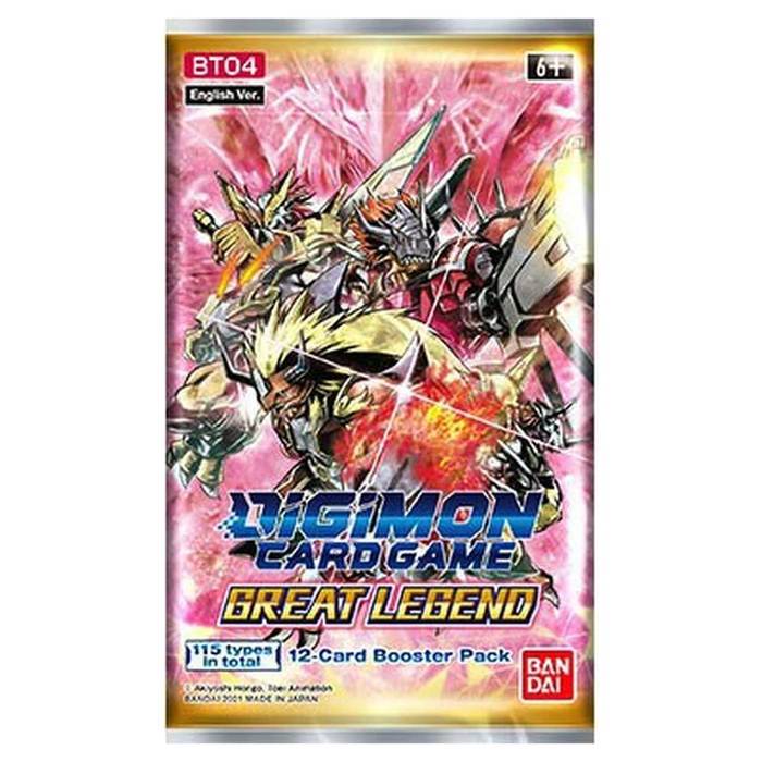 Digimon Card Game Series 04 Great Legend BT04 Booster Pack