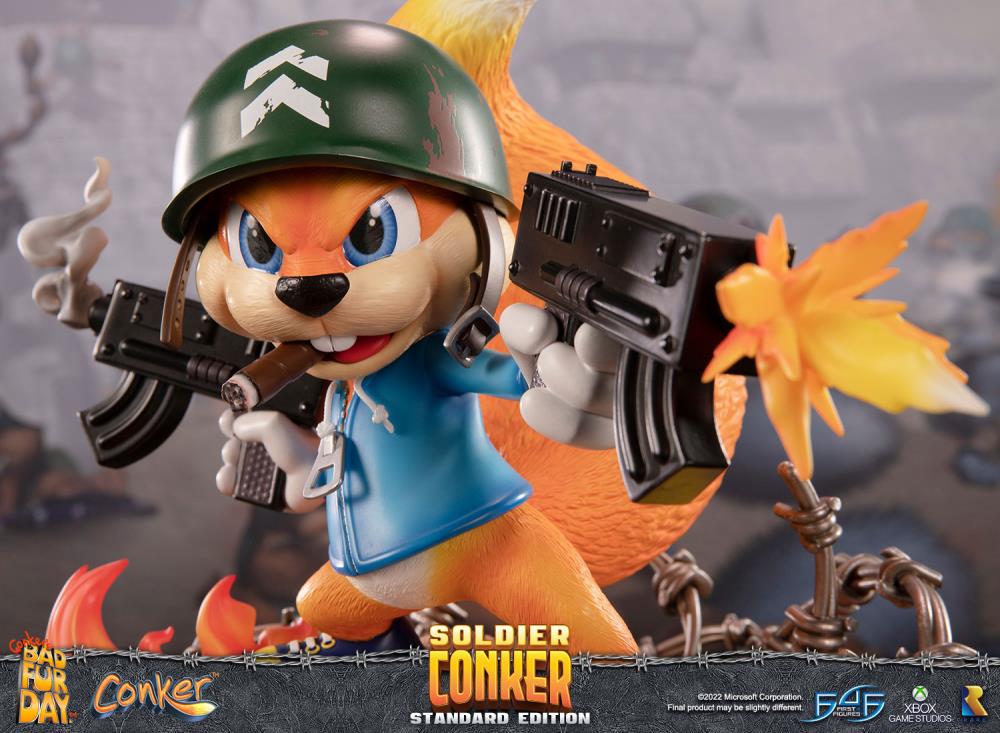 Conker - Soldier Conker Statue