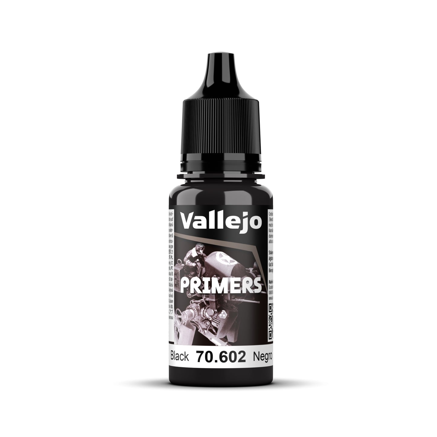 Vallejo Surface Primer - Black 18ml