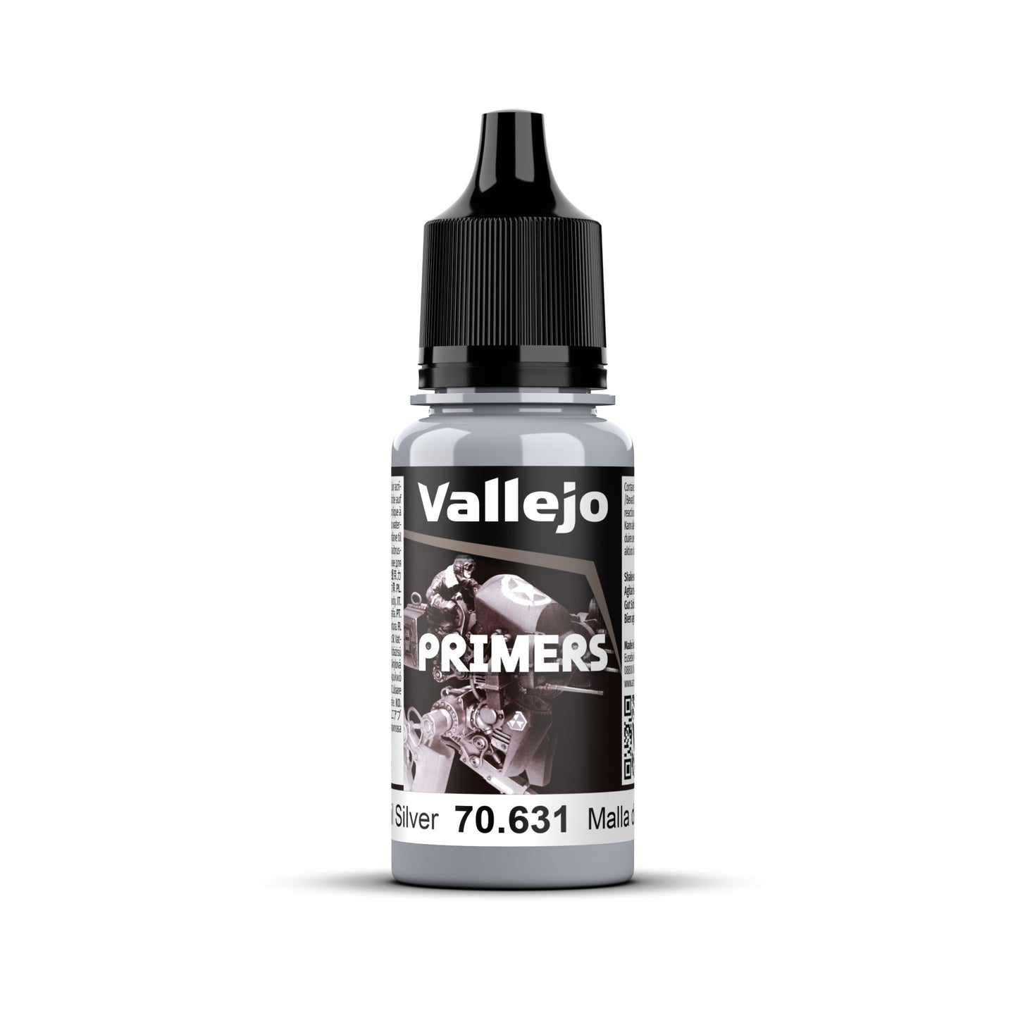 Vallejo Surface Primer - Chainmail Silver 18ml