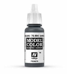 Vallejo Model Colour Dark Grey 17 ml - Ozzie Collectables