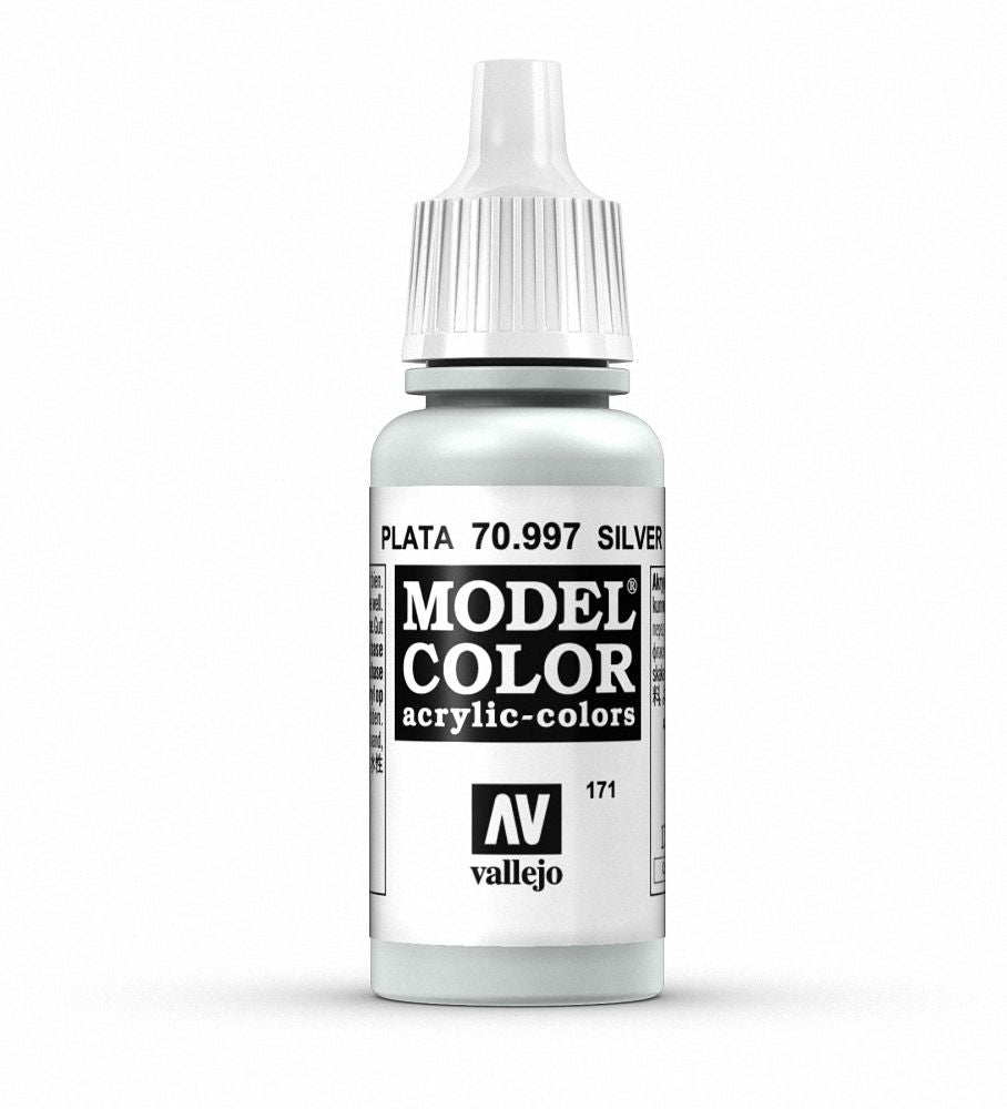Vallejo Model Colour - Metallic Silver 17 ml