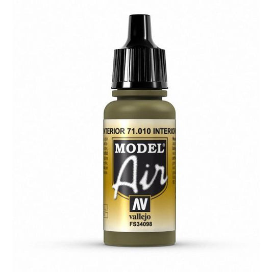 Vallejo Model Air Interior Green 17 ml - Ozzie Collectables