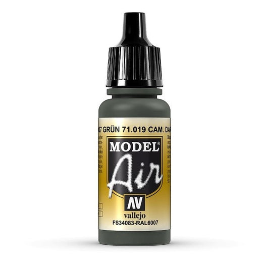 Vallejo Model Air CamDark Green 17 ml - Ozzie Collectables