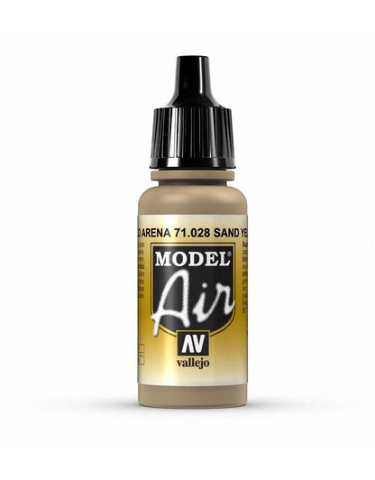Vallejo Model Air Sand Yellow 17 ml - Ozzie Collectables