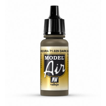 Vallejo Model Air Dark Earth 17 ml - Ozzie Collectables
