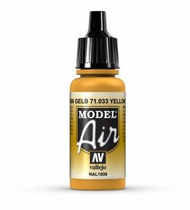 Vallejo Model Air Yellow Ochre 17 ml - Ozzie Collectables