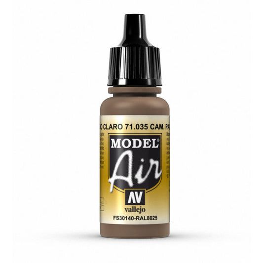 Vallejo Model Air Cam Pale Brown 17 ml - Ozzie Collectables