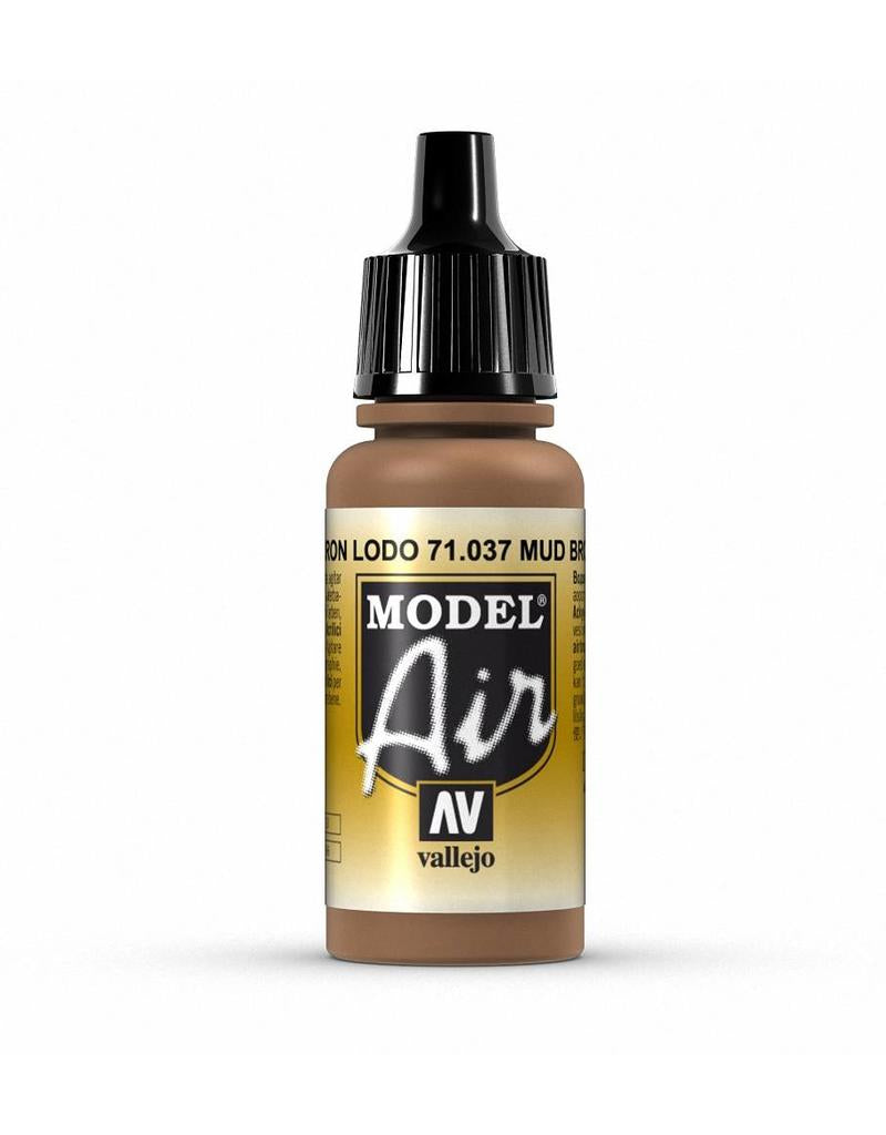 Vallejo Model Air Mud Brown 17 ml - Ozzie Collectables