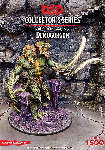 D&D Collectors Series Miniatures Rage of Demons Demon Lord Demogorgon