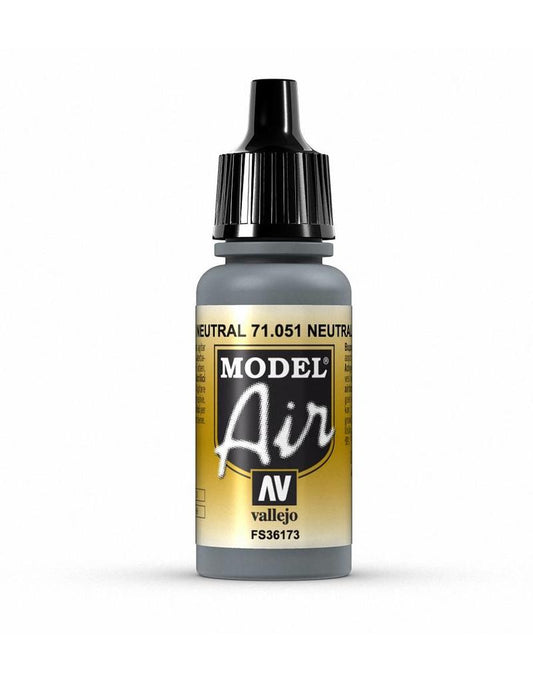 Vallejo Model Air Neutral Gray 17 ml - Ozzie Collectables