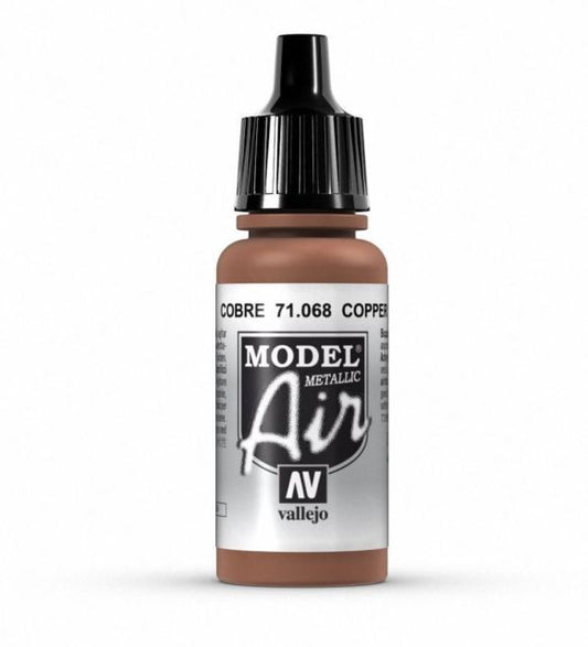 Vallejo Model Air Copper 17 ml - Ozzie Collectables