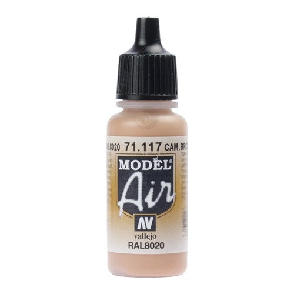 Vallejo Model Air Camouflage Brown 17 ml - Ozzie Collectables