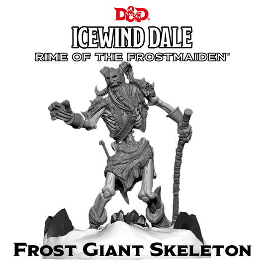 D&D Icewind Dale Rime of the Frostmaiden Frost Giant Skeleton - Ozzie Collectables