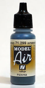 Vallejo Model Air Intermediate Blue 17 ml - Ozzie Collectables