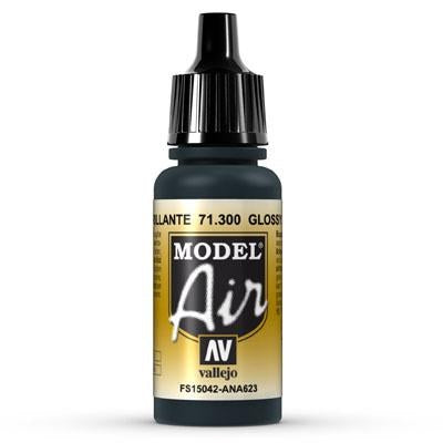 Vallejo Model Air Glossy Sea Blue 17 ml - Ozzie Collectables