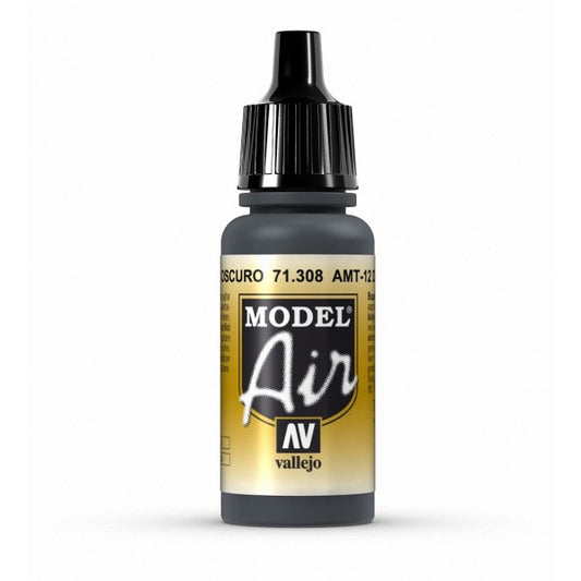 Vallejo Model Air AMT-12 Dark Grey 17 ml - Ozzie Collectables