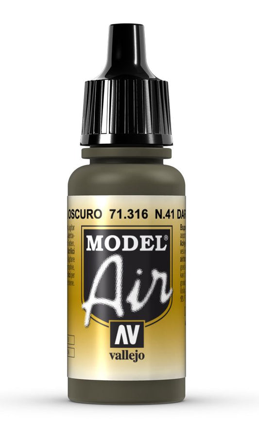 Vallejo Model Air - N 41 Dark Olive Drab 17 ml