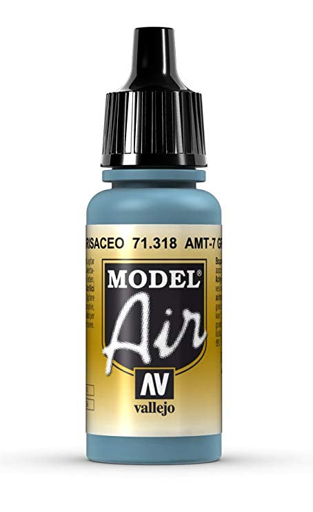 Vallejo Model Air AMT-7 Greyish Blue 17 ml - Ozzie Collectables