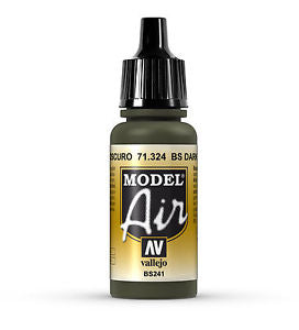 Vallejo Model Air BS Dark Green 17 ml - Ozzie Collectables