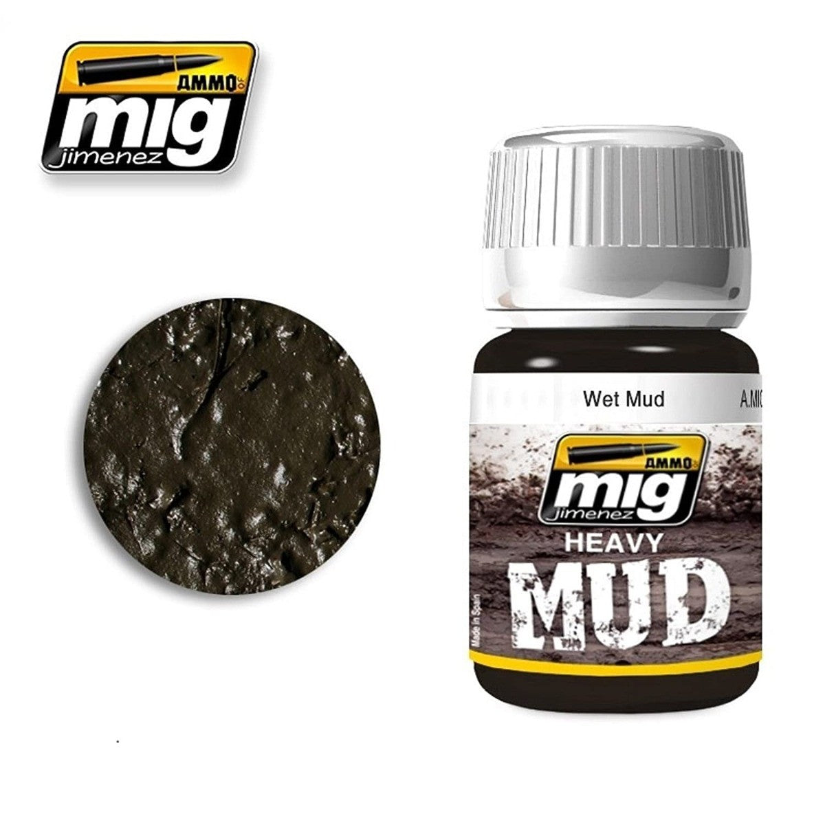 Ammo by MIG Enamel Textures Wet Mud 35ml