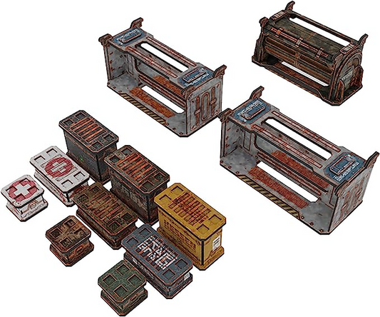 Tanker & Crate Containers - Abandoned Theme