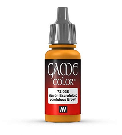 Vallejo Game Colour Scrofulous Brown 17 ml - Ozzie Collectables