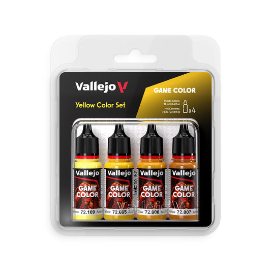 Vallejo Game Colour - Yellow Color Set