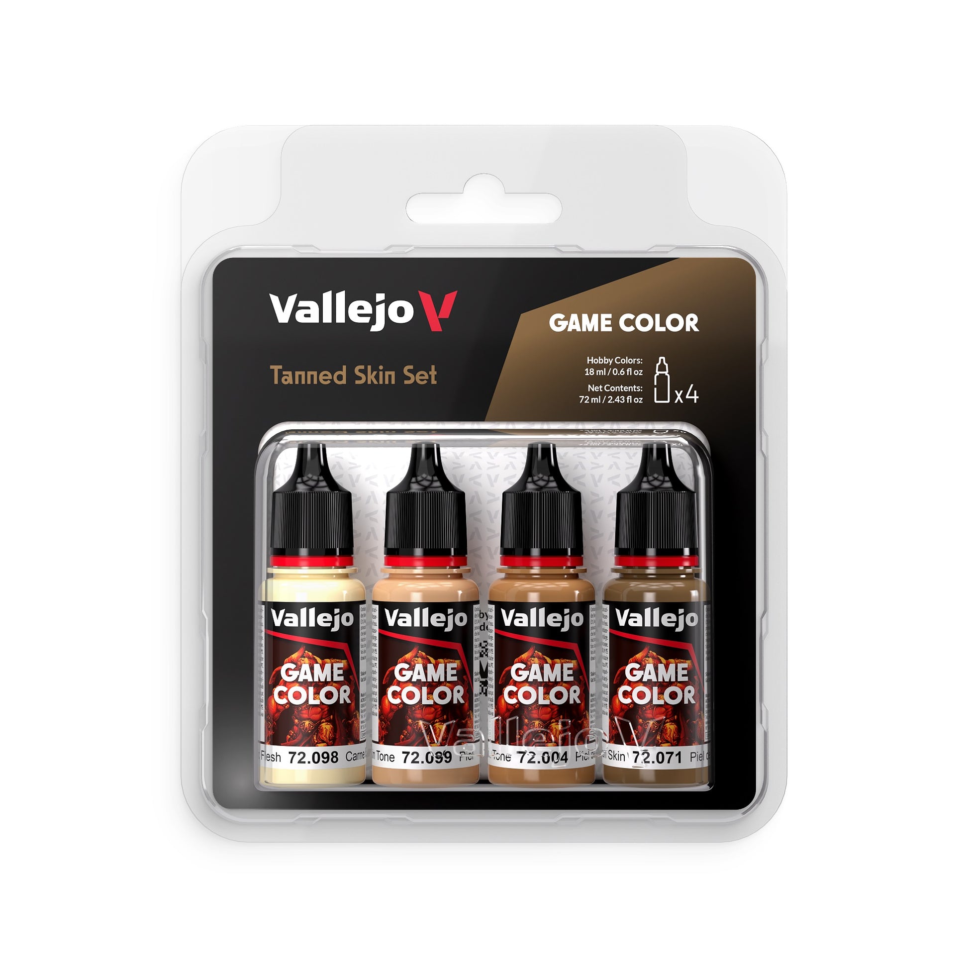 Vallejo Game Colour - Tanned Skin Set