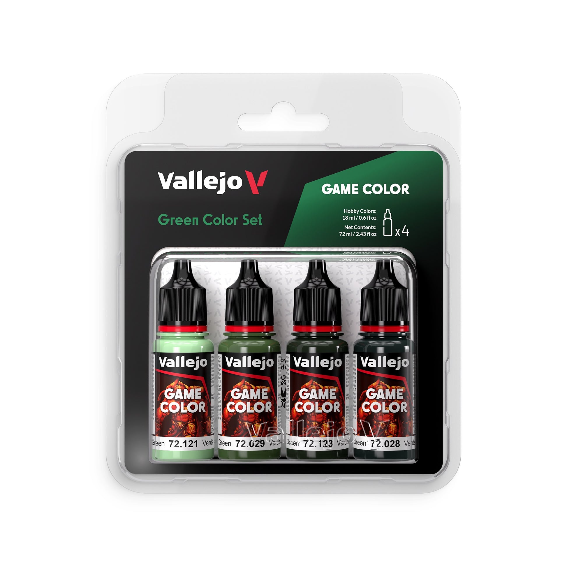 Vallejo Game Colour - Green Color Set
