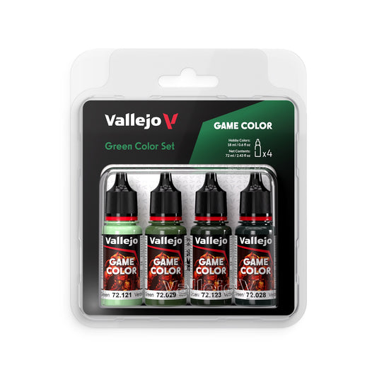 Vallejo Game Colour - Green Color Set