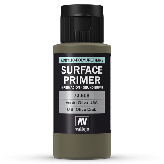 Vallejo Surface Primer US Olive Drab 60 ml - Ozzie Collectables