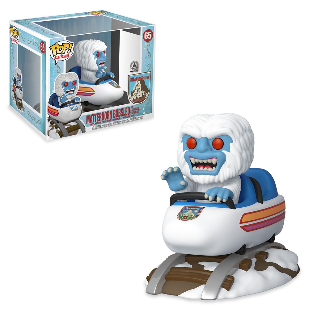 Damaged Box Matterhorn Bobsled and Abominable Snowman - Matterhorn Bobsleds Disney Park Exclusive POP! Ride Vinyl Figure - Ozzie Collectables