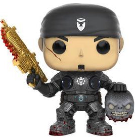 Marcus Fenix w/ Head (Gold Lancer)  - Gears Of War 2016 Summer Convention Exclusive POP! Vinyl #112 - Ozzie Collectables