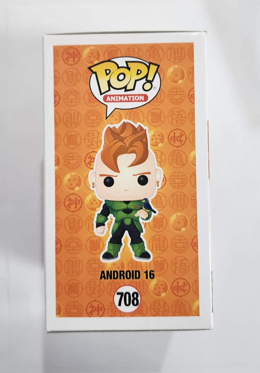 Dragon Ball Z - Android 16 #708 Signed Pop! Vinyl