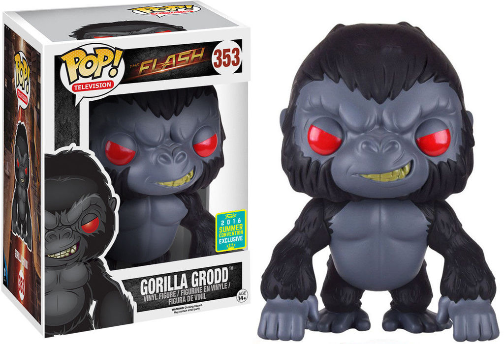 Gorilla Grodd - The Flash 2016 SDCC Summer Convention 6 Inch Pop! Vinyl #353 - Ozzie Collectables