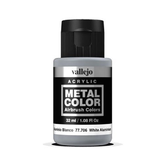 Vallejo Metal Colour White Aluminium 32 ml - Ozzie Collectables